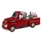 10.5&#x22; Animated Red Truck with Christmas Scene